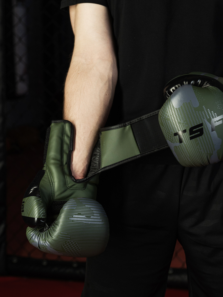 Перчатки для бокса Tomorrow Star Warrior Green Black