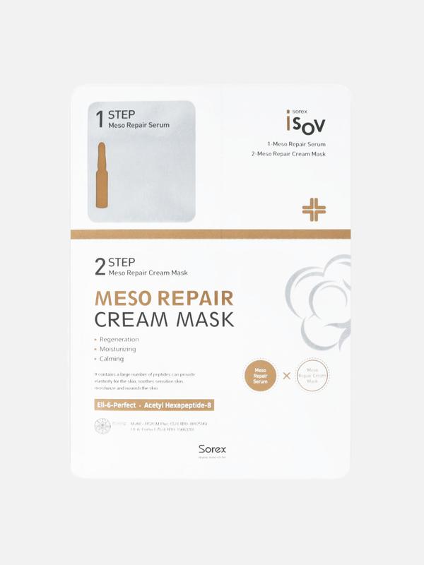 Маска восстанавливающая Meso Repair Cream Mask 2Step + ампула (2 мл 1 шт), ISOV Sorex