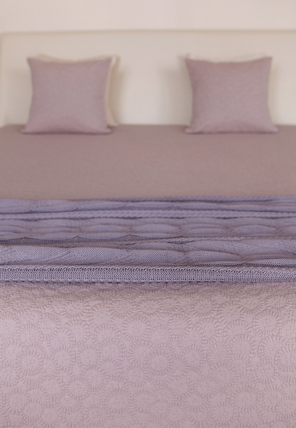 Покрывало 220x240 Luxberry Moss дымчато-розовое