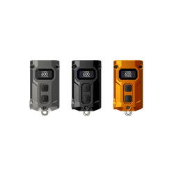 Фонарь-брелок светодиодный наключный Nitecor TINI3 GREY, 600 Люмен, 90 м, USB-C