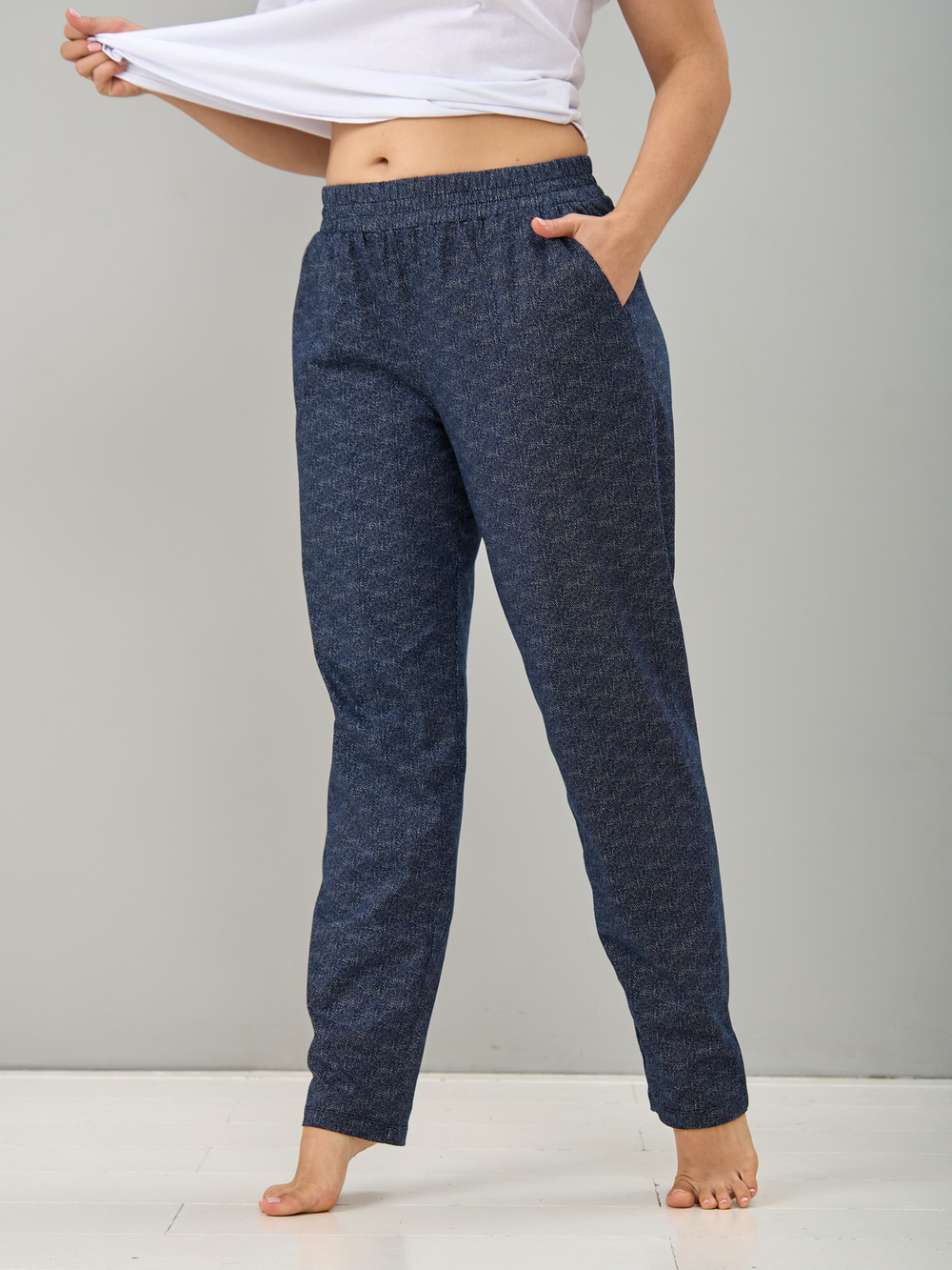 Брюки Б-18/синий-пиксель