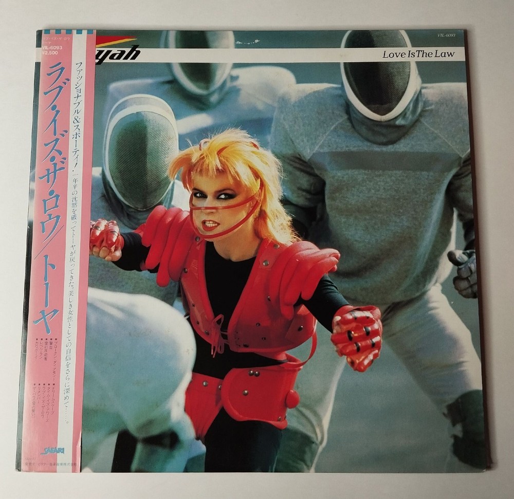 Винтажная виниловая пластинка LP Toyah Love Is The Law (Japan 1984) (Obi) Dreamscape