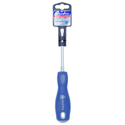 Отвертка шлицевая Slotted SL6,5 x 100 мм, с усиленным основанием МАСТАК 040-65101H