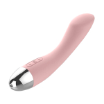 Нежно-розовый изогнутый вибратор 17см для стимуляции зоны G Svakom Amy Firm G-spot Vibrator SUV-02-Pale Pink