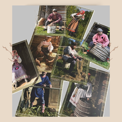 Подарочный набор открыток «Традиционный коми-пермяцкий костюм»