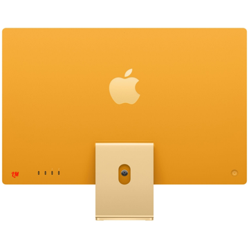 Apple iMac 24" Retina 4,5K, (M1 8C CPU, 8C GPU), 8 ГБ, 512 ГБ SSD, жёлтый