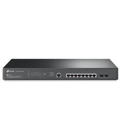TP-Link SG3210XHP-M2, Управляемый коммутатор Omada уровня 2+ с 8 портами PoE+ 2,5 Гбит/с и 2 портами SFP+, 802.3af/at 240 Вт, стальной корпус, 1U, монтируется в 19-дюймовую стойку