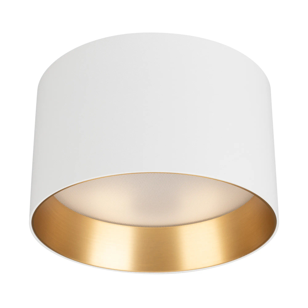 Светильник SP-BISCOTTO-R140-15W Warm3300-MIX (WH-GD, 80 deg, 230V) (Arlight, IP54 Металл, 5 лет) 054915