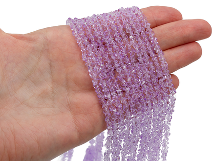 Нить бусин для украшений 4мм (ювелирное стекло)