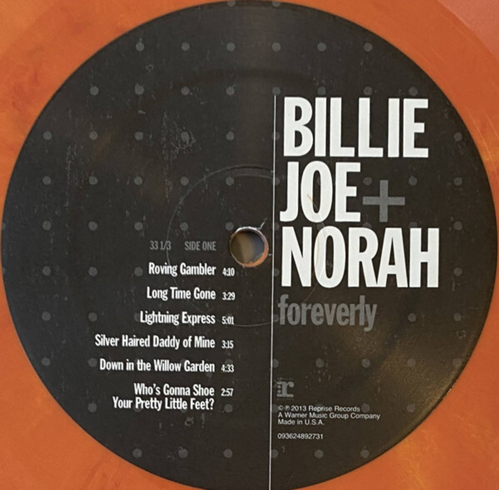 Billie Joe Armstrong, Norah Jones / Foreverly (Limited Edition)(Coloured Vinyl)(LP)
