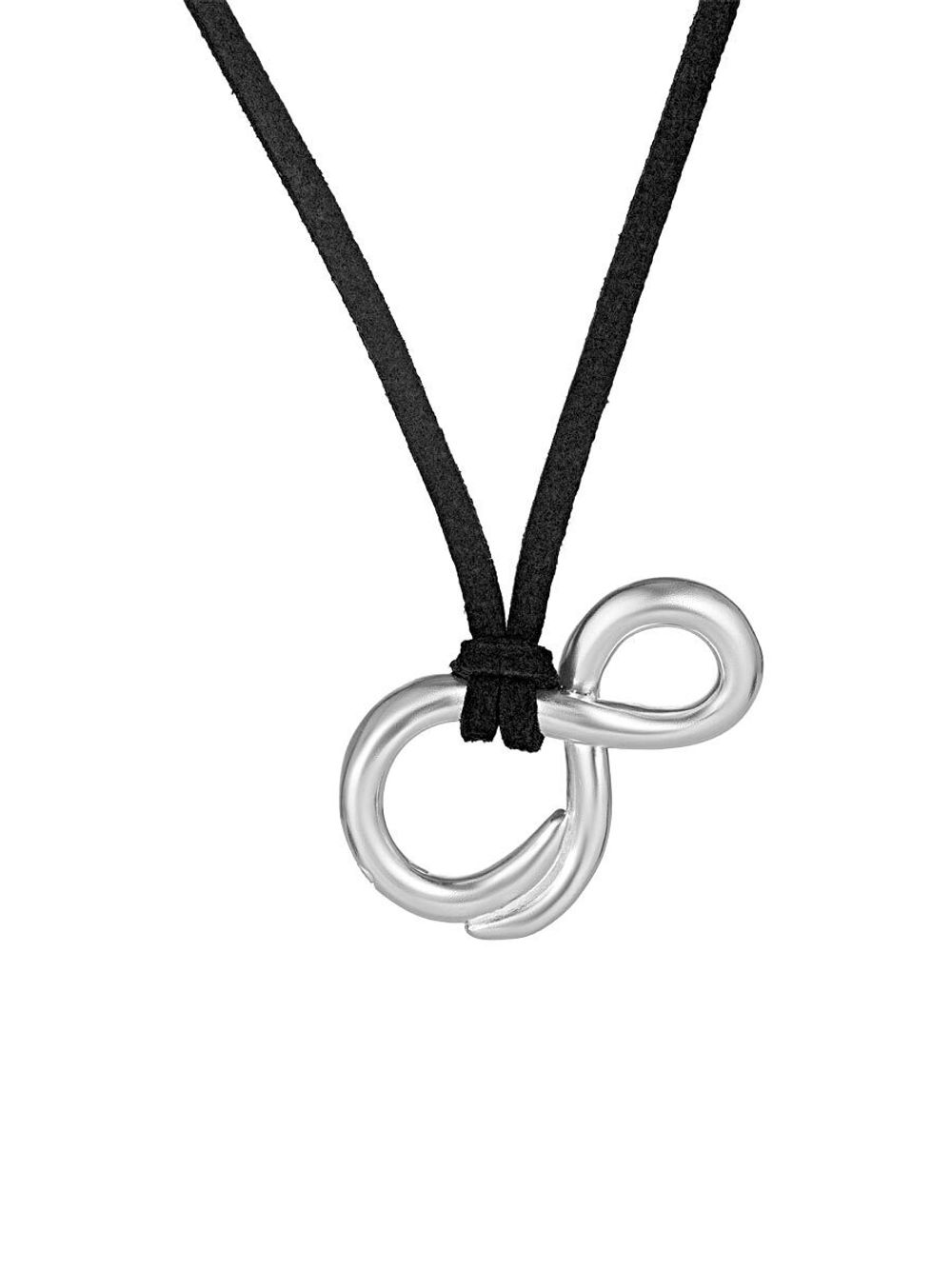 Колье Восьмерка на шнурке