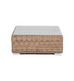 "Лунго" журнальный столик плетеный (гиацинт), цвет соломенный