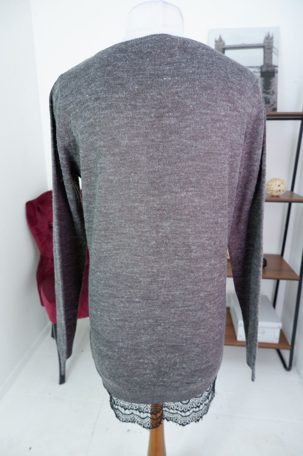 Платье ONLY повседневное с ажурной вставкой 46 размер