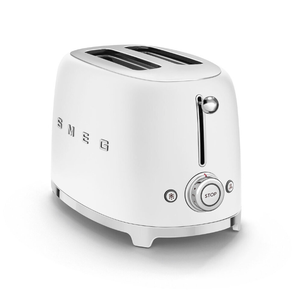 Тостер на 2 ломтика Smeg TSF01WHMEU