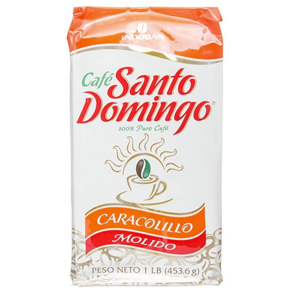 Доминиканский Кофе Молотый Santo Domingo Caracolillo 454 гр.