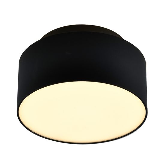 ST166.432.17 Светильник потолочный Черный LED 1*12+5W 3000K 1 190Lm Ra&gt;90 120 ° IP20 D115xH62 85-265 Накладные светильники