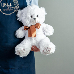 Игрушка мягкая плюшевый медведь белый 52см