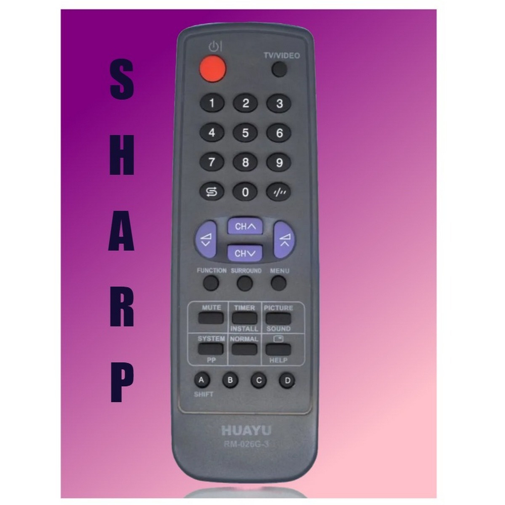 Пульт для SHARP универсальный RM-026G-3 Huayu