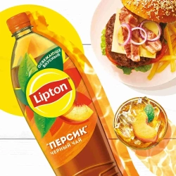 Холодный чай Lipton Персик, 1,5 л