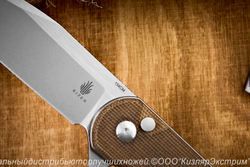 Складной нож Kizer Assassin XL сталь 154CM Satin рукоять Микарта