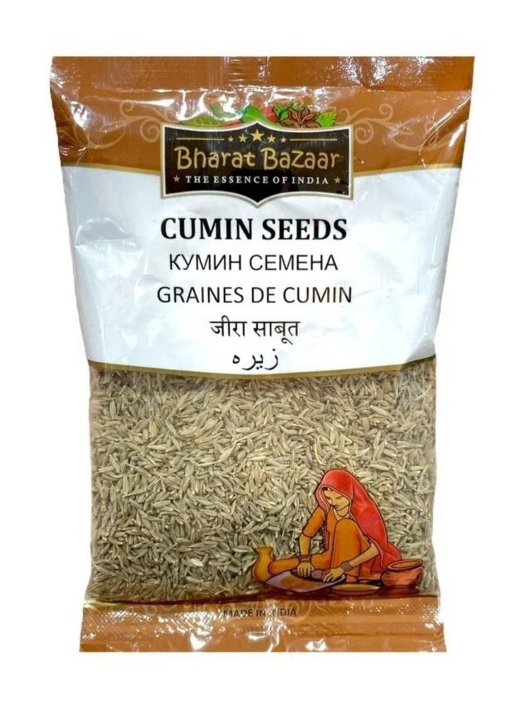 Кумин Bharat Bazaar Зира семена, 100 гр, 2 шт