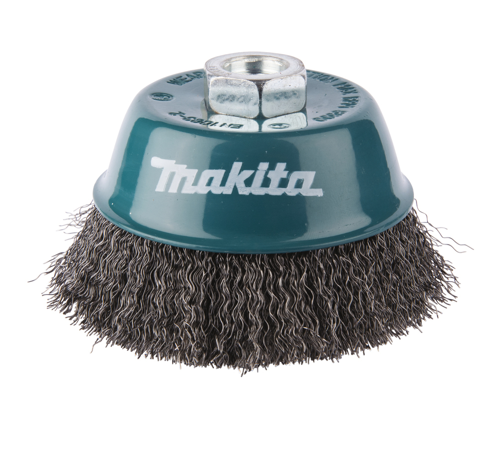 Щетка проволочная чашечная (d100 мм, толщ. проволоки 0.3 мм, гофрированная, металл, M14х2) Makita D-29284 M14х2 100 мм Чашечная 0,3 мм Металл Гофрированная проволока