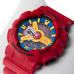 G SHOCK Tomato Fried Eggs Quartz Movement Resin Strap Watch Women"s Watch Burgundy Watch Dial
