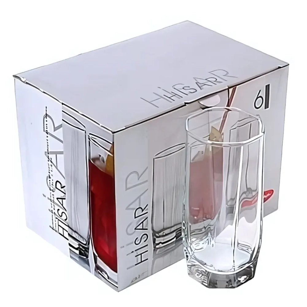 Набор стаканов для коктейля 6шт 225мл «Хисар» 42858B