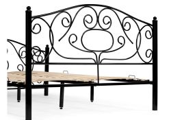 Двуспальная кровать Викси 160х200 черная