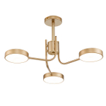 Светодиодный светильник на штанге 26Вт, 3600 Лм, 3500-6500К, Ra>80, металл/пластик/акрил, шампань