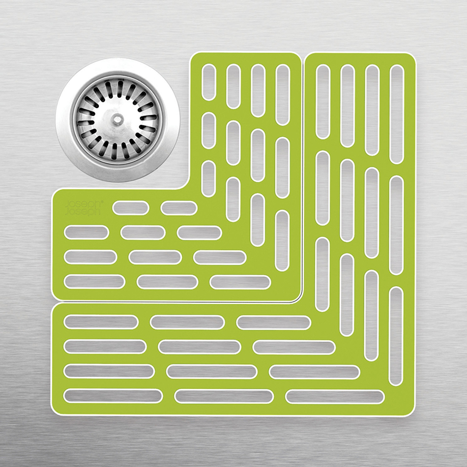 Подложка для раковины универсальная SinkSaver™ серая-белая, Joseph Joseph