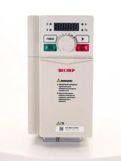 Веспер E5-8600-005H 3,7кВт 380В, преобразователь частоты со съемным пультом