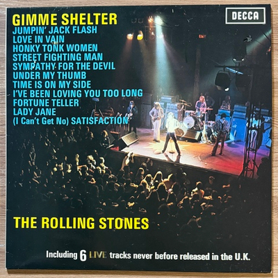 The Rolling Stones ‎– Gimme Shelter (Скандинавия 1981г.)