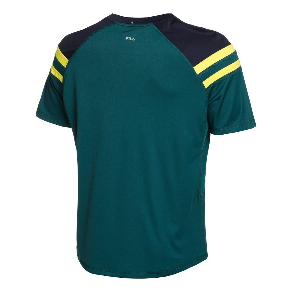 Мужское теннисное поло Fila Frankie T-Shirt Men - Dark Green