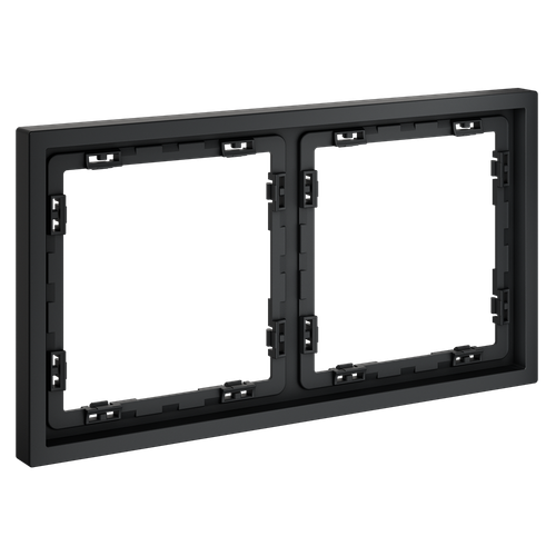 Рамка пластиковая VOLTUM S70 на 2 поста, (графит)