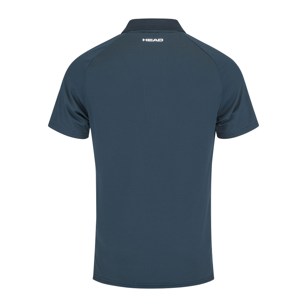 Мужское теннисное поло HEAD Performance Polo Men - White, Green