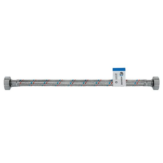 Подводка AQUALINE для воды гибкая ГГ (FF) 150 см, стальная гайка 50/10