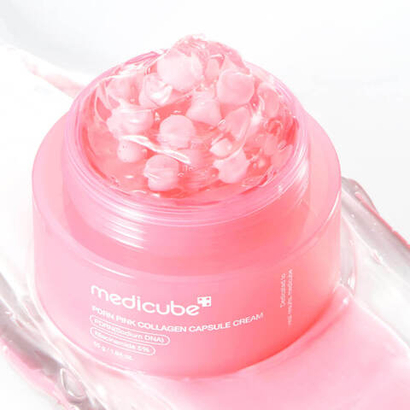 Крем для лица Medicube PDRN Pink Collagen Capsule Cream 55 г.