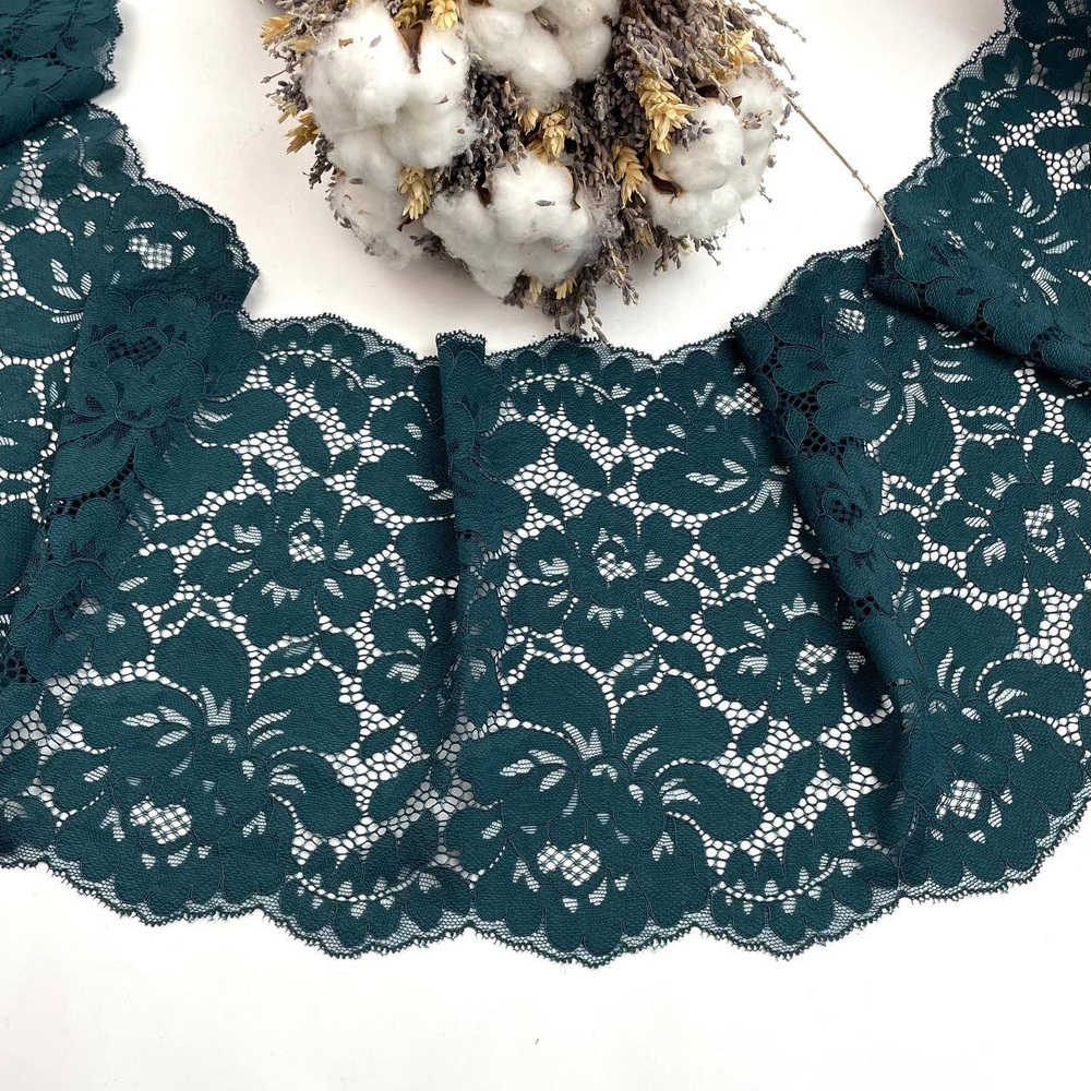 Кружево эластичное сосна 23 см, цв. 1994