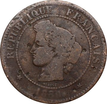 5 сантимов 1871-1898 Франция
