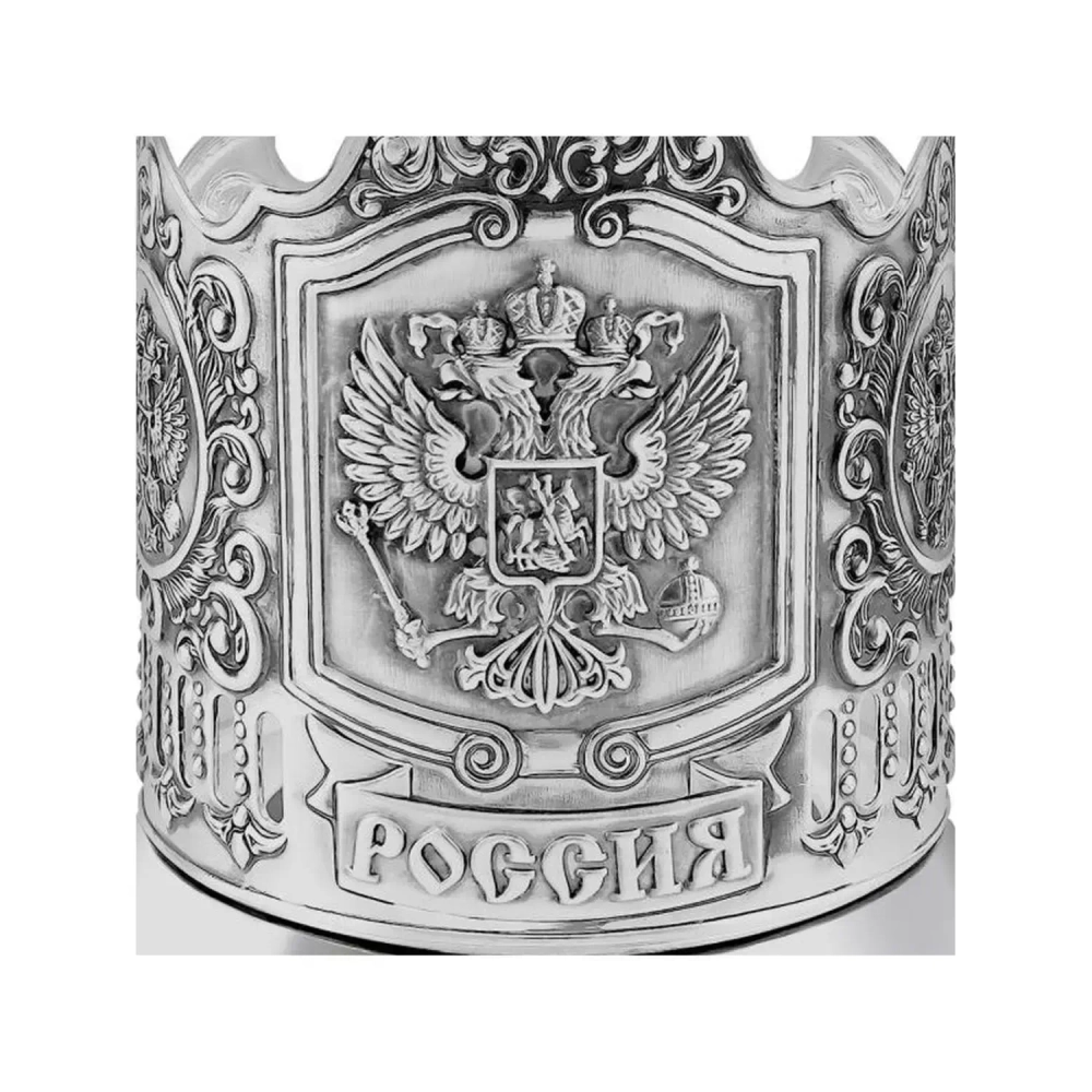 Набор "Русский мельх. Герб" посеребр. С54908