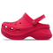 Crocs Bae Clog Velvet 'Rose Red'