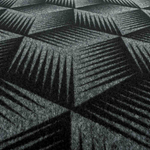 Коврик влаговпитывающий "Фокус" 50*100 см серый, ворс 5мм