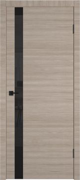 Дверь межкомнатная SOLO | RED OAK | BLACK GLOSS