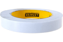 Лента PROFI клейкая двусторонняя, на вспененной основе (5 м; 19 мм; белая) STAYER 12231-19-05
