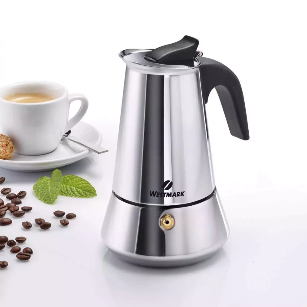 Кофеварка гейзерная 4 чашки 200мл Westmark Brasilia Plus Coffee&Tea