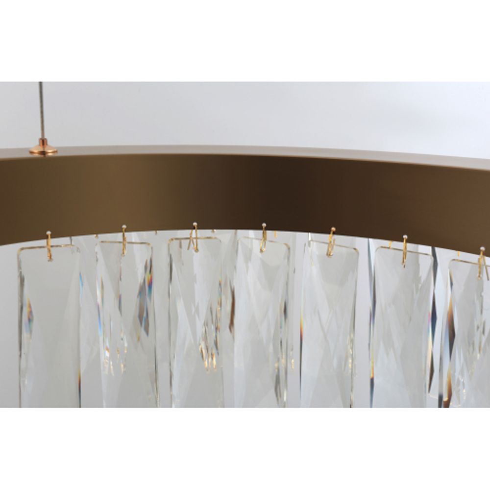 Люстра Rivoli Mary 6129-101 cветодиодная LED 28 Вт 3000 К хрусталь