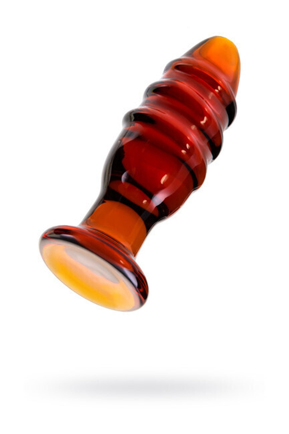 Анальная втулка из стекла Sexus Glass, коричневая (Цвет: коричневый)