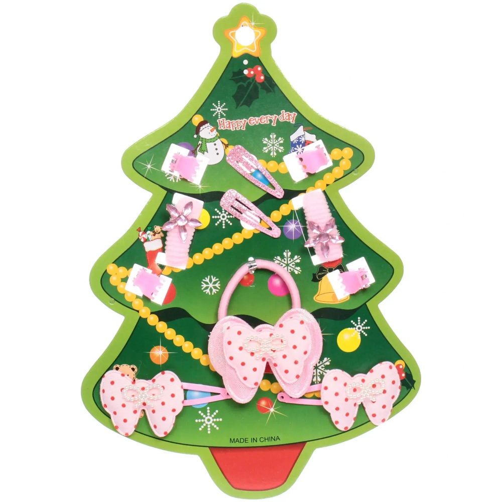 Набор аксессуаров для волос детский «New Lady Krasa - Маленькая Леди» (4 зажима,4 крабика, 3 резинки), 15*21см