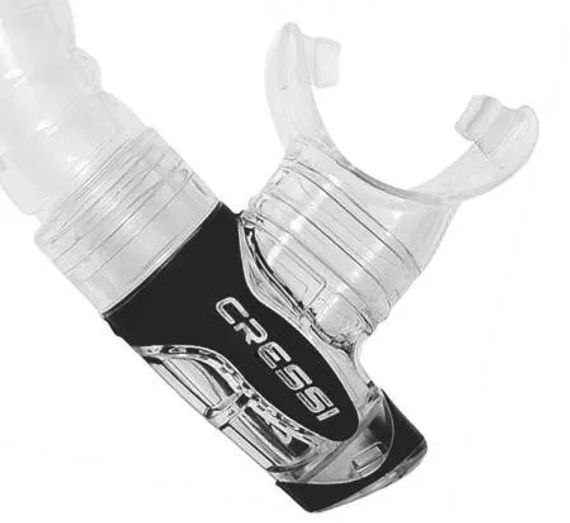 Трубка с нижним клапаном Cressi Gamma черная